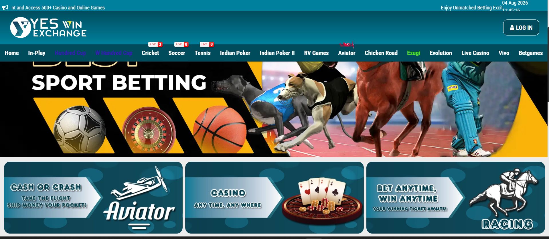 YesWinExch - Official Betting Exchange India