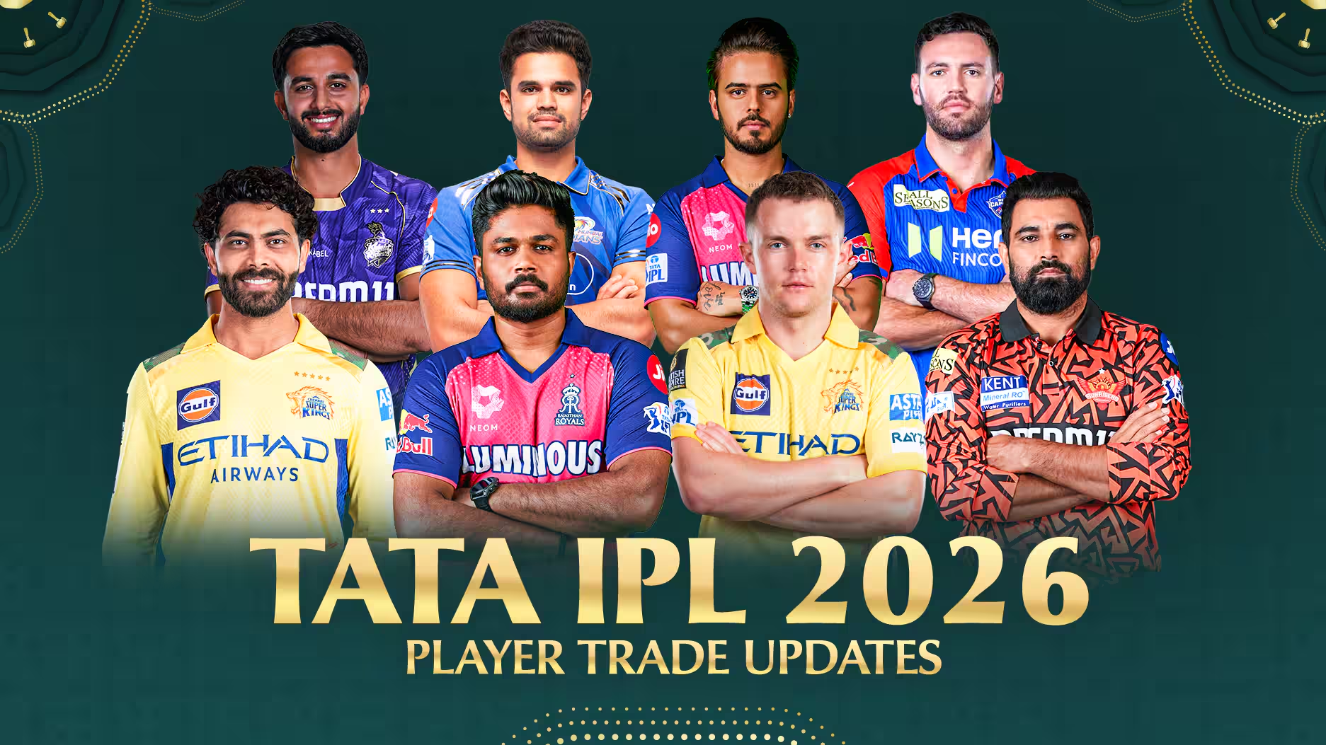 IPL 2026 all teams and captains - Bet on YesWinExch